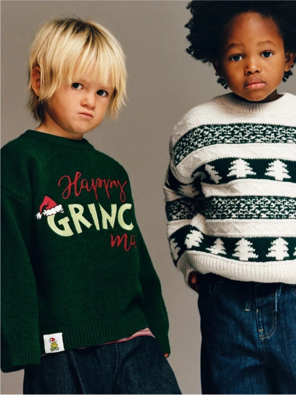 ZARA THE GRINCH DR. SEUSS ENTERPRISES KNIT JUMPER